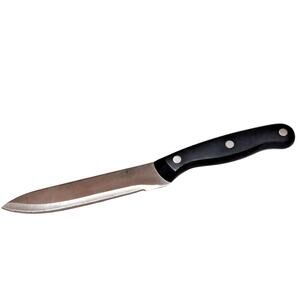 Revere Ware 9" Serrated Stainless Blade Slicing Chef's Knife Black Handle Retro